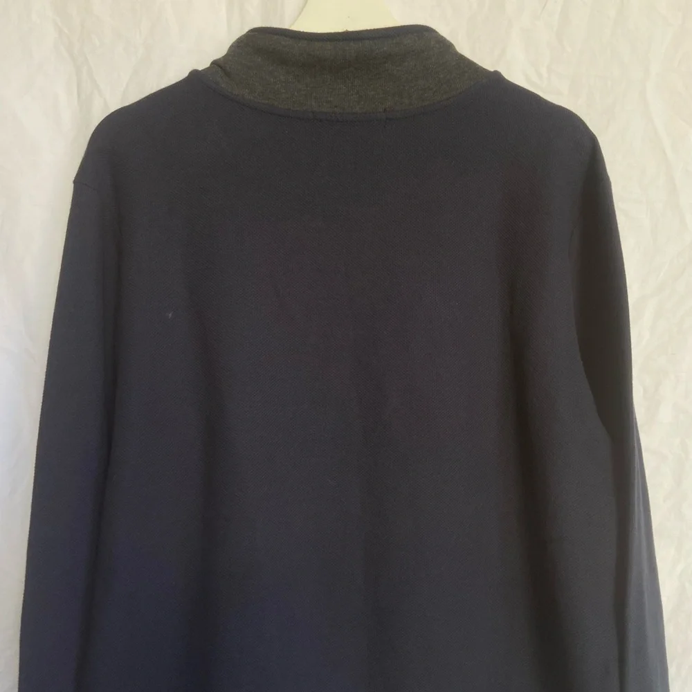Robert Barakett Long-Sleeve Crossover Mockneck sweater Size Large